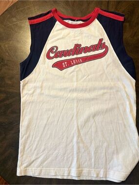 St. Louis Cardinals Women’s Sleeveless Tank Top - White/Red/Navy